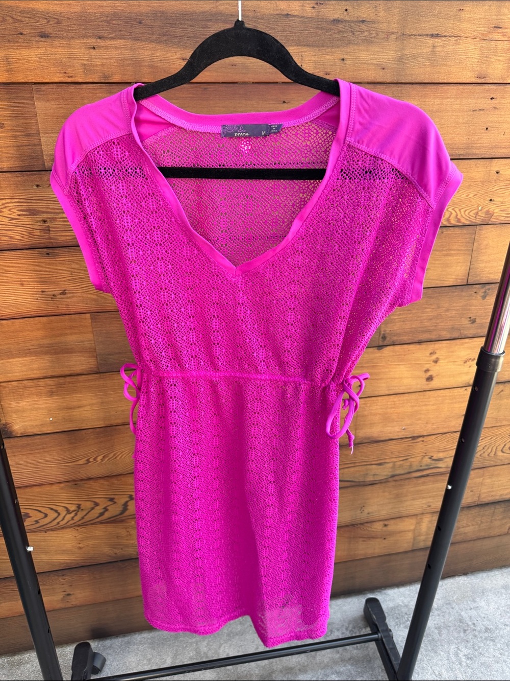 Prana Women’s Fuchsia Swim Cover-Up Dress M
